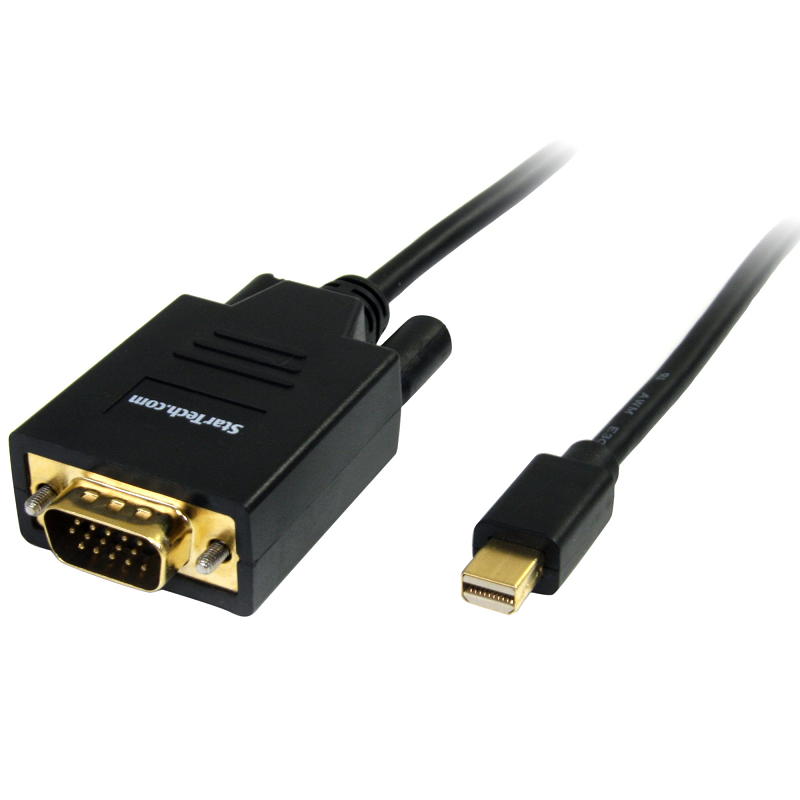 StarTech MDP2VGAMM6 6ft (2m) Active Mini DP to VGA Adapter Cable - Converter